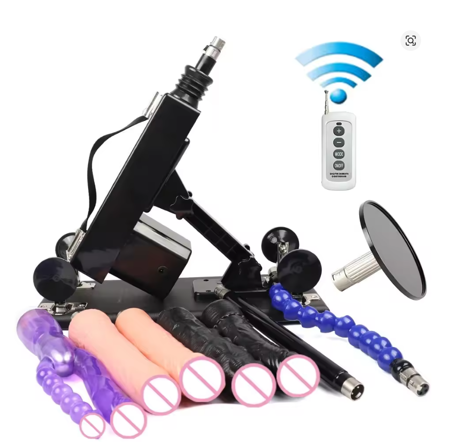 New Sex machines for woman Automatic Female Masturbation Pumping Gun 3XLR sex machines for adults With Big Dildo sexmac