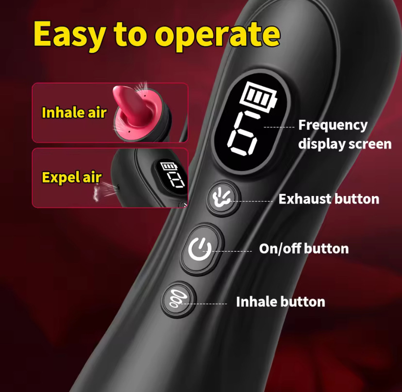 Pussy Pump Vibrator Tough Licking Sucking Toys BDSM Electric Vacuum Suck Vagina Female Sex Pump Toy Clit Nipple Sucker for Women_img_2