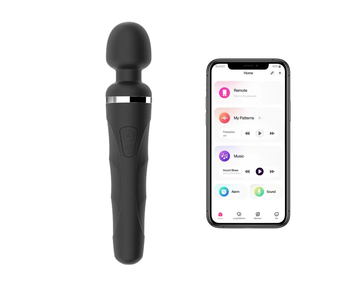 LOVENSE - DOMI WAND 2 APP-CONTROLLED SUPER POWERFUL VIBRATOR