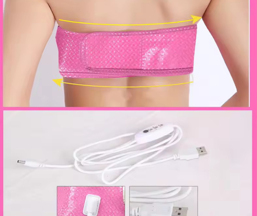 Electric Breast Massager Enhancer Chest Frequency Vibration Massager Bra Booster Growth Stimulator Breast Enlargement Machine_img_5