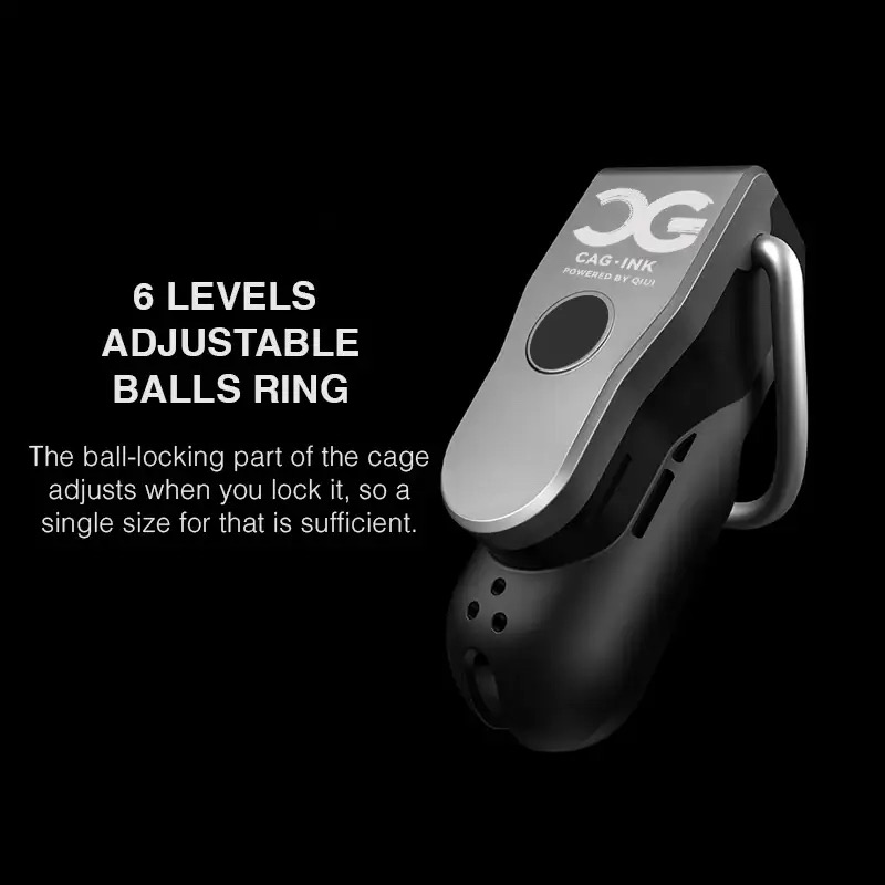 Shock Lock - APP Control Chastity Cock Cage_img_4