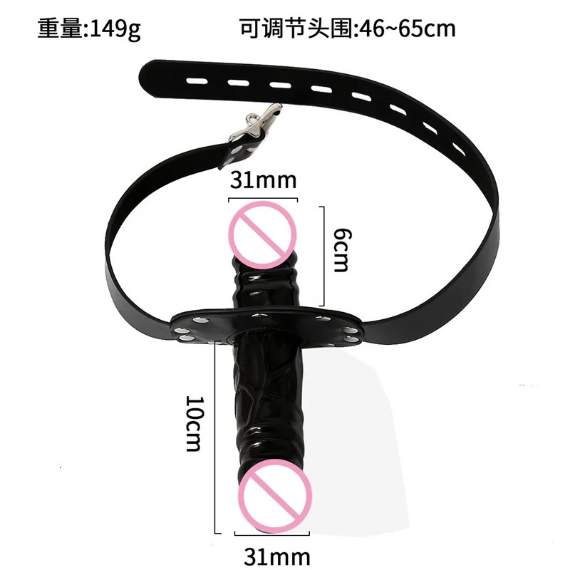 Slave Toys Unisex Sex Toys Sex Games Goods Erotic Toys Couple Silicone Dildo Mouth Gag Mouth Ball Adult Ttraining Female_img_3