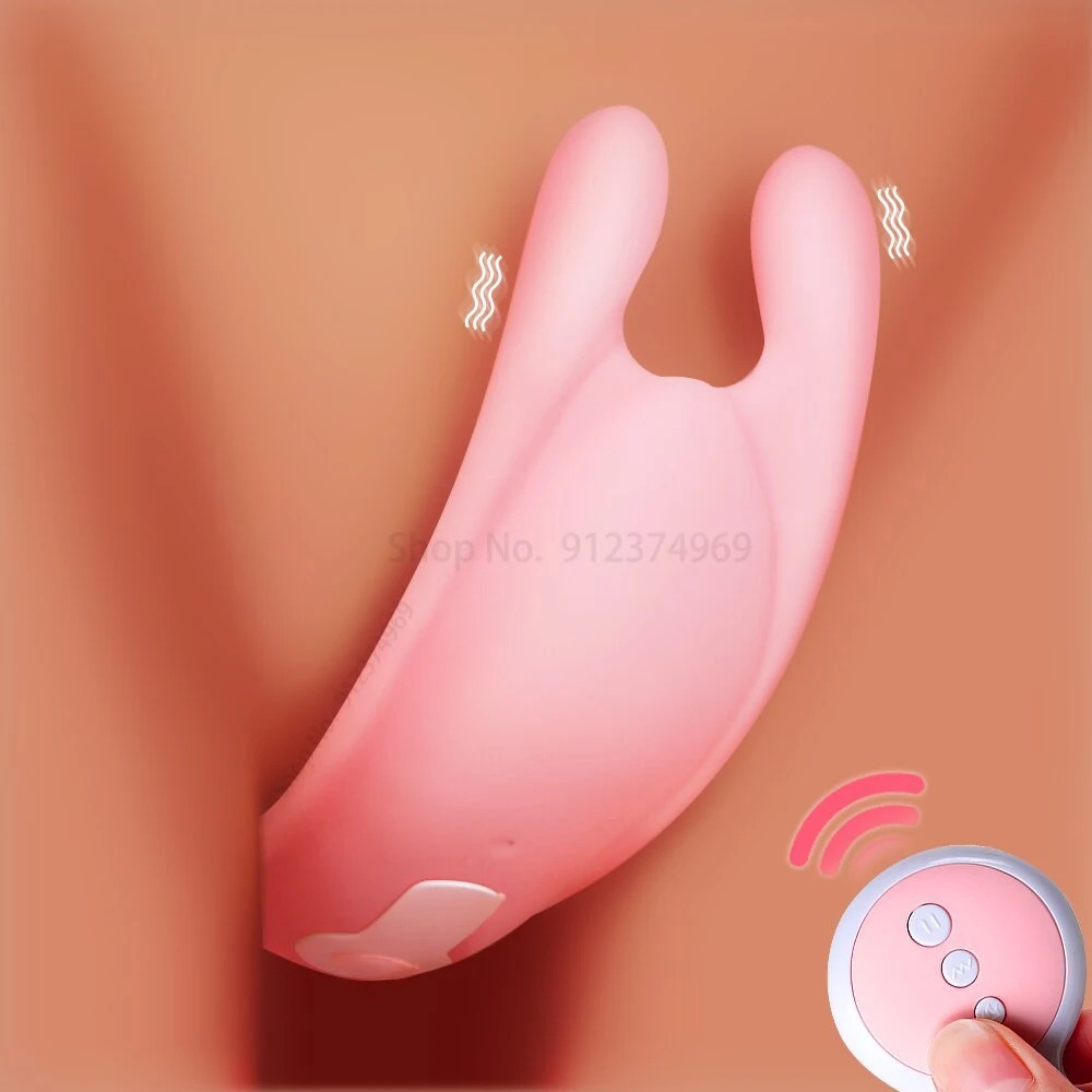 Wearable Dildo Vibrator G Spot Clitoris Stimulator Butterfly Vibrating Panties Erotic Toy Adult Toy for Women Orgasm Masturbator_img_0