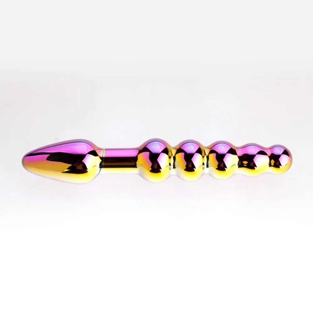 Glass Material Anal Beads Butt plug Anal Plug Female Masturbation Tool Vaginal Massager Prostate Stimulator Sex Toys for Couple_img_5