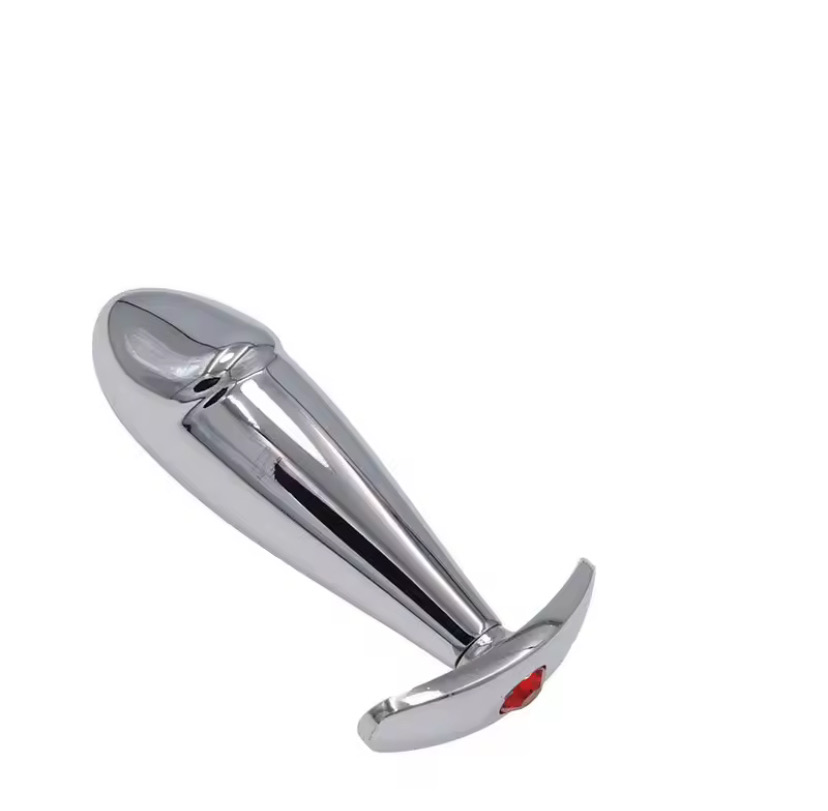 Aircraft Head Peach Heart Metal Anal Plug Anal Dilation Anal Plug Sex Adult Products_img_3