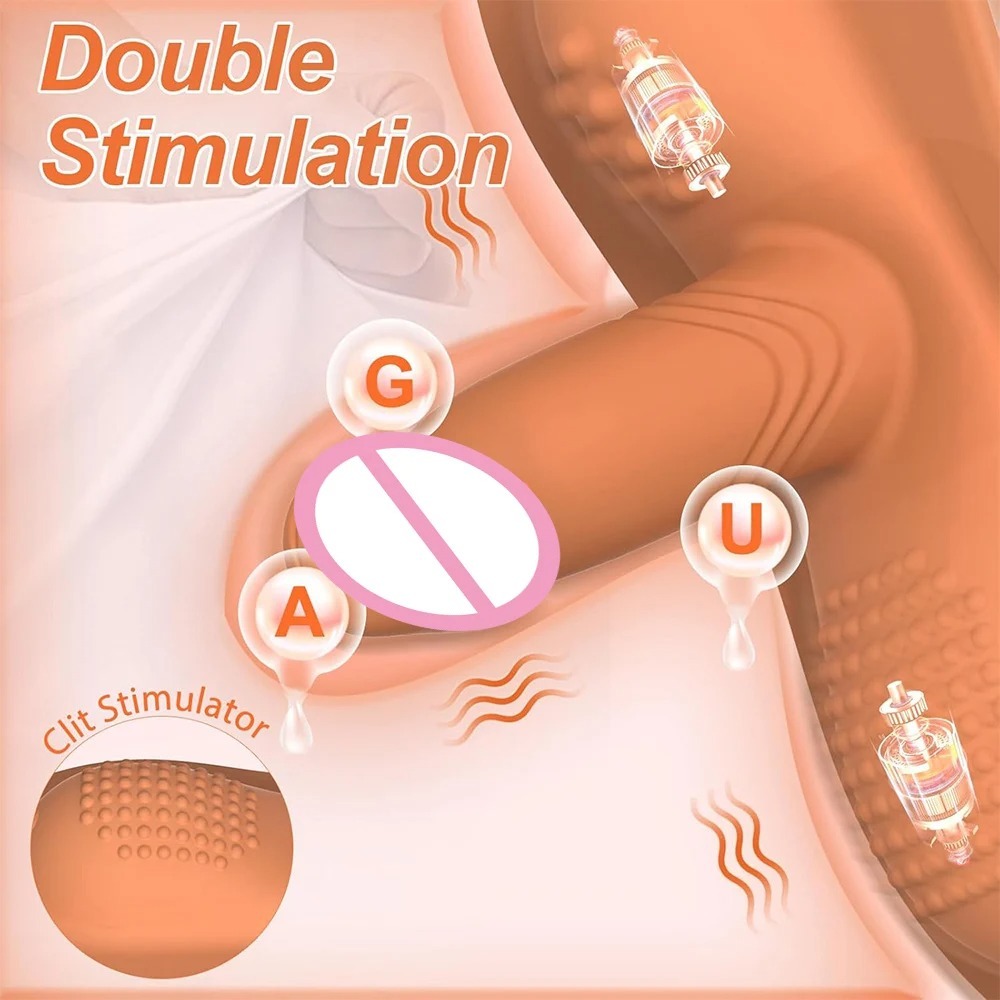 Big Sit and Ride Vibrators Dildo with 10 Vibrating Modes Remote Control Clit Anal G Spot Stimulator Adult Sex Toy for Women Man_img_1