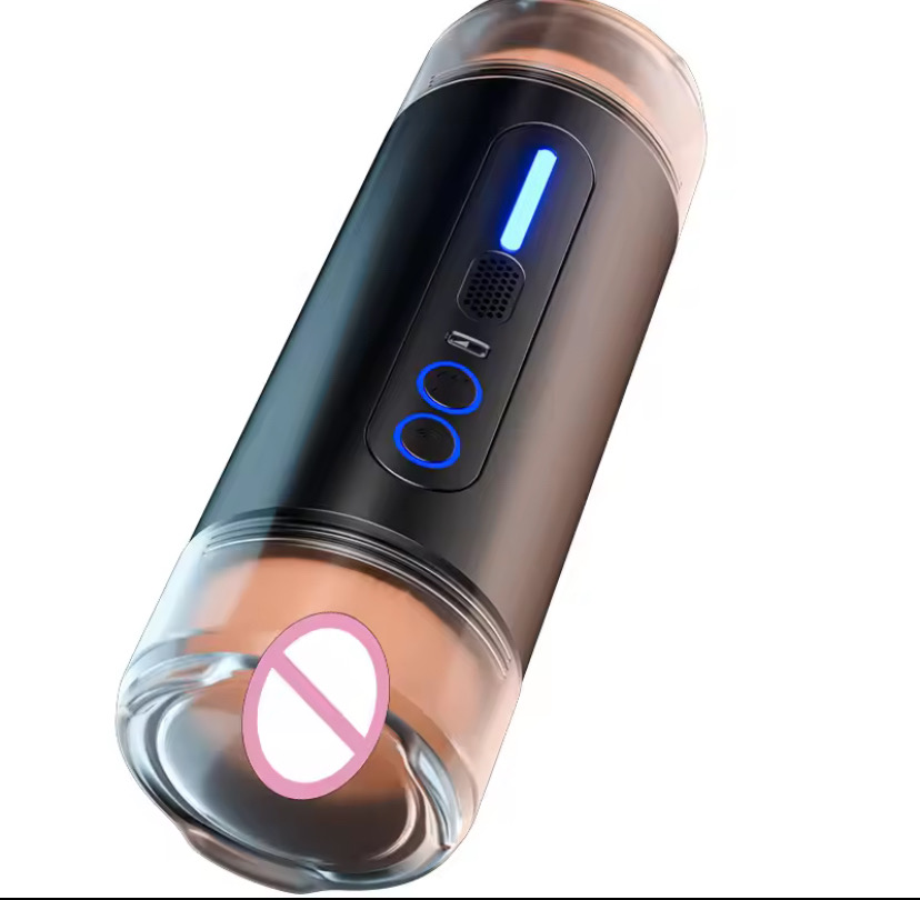 Automatic Male Sucking Masturbator Realistic Vagina Oral Mouth Vibrating Adult Sex Toys Machine for 18 Men Pocket Pussy Vagina_img_4