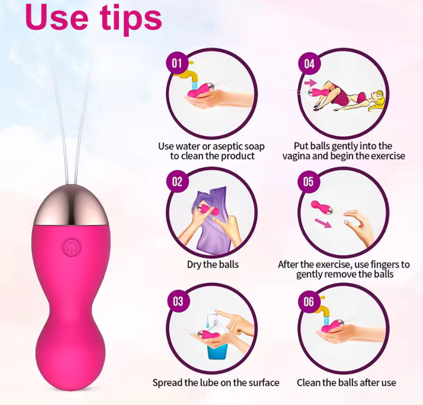 Remote Control Vagina Balls Vibrator Female Vaginal Tight Exercise Kegel Ball 14 frequency Vibrating Eggs Sex Toys For Women_img_3
