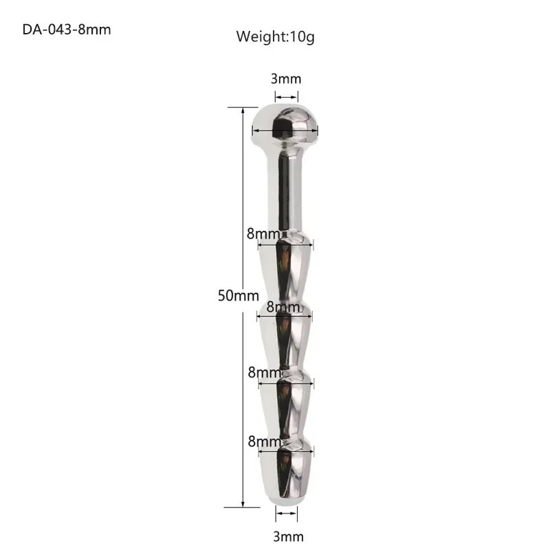 Dick Horse Eye Stick Men Metal Penis Plug Urethral Adult Sex Toy For Men Urethra Dilator Massage Prostate Masturbation_img_29