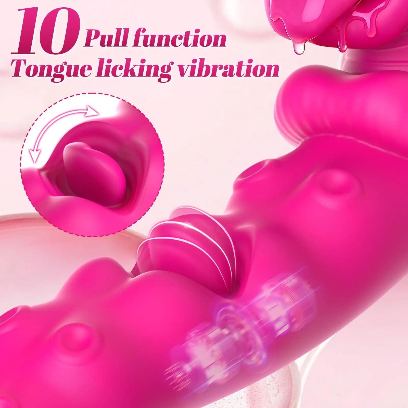3 in 1 Tongue Licking Vibrator Couples Sex Toys for Women G Spot Dildo Stimulator Female Masturbation Adult Sex Toys 18+_img_4