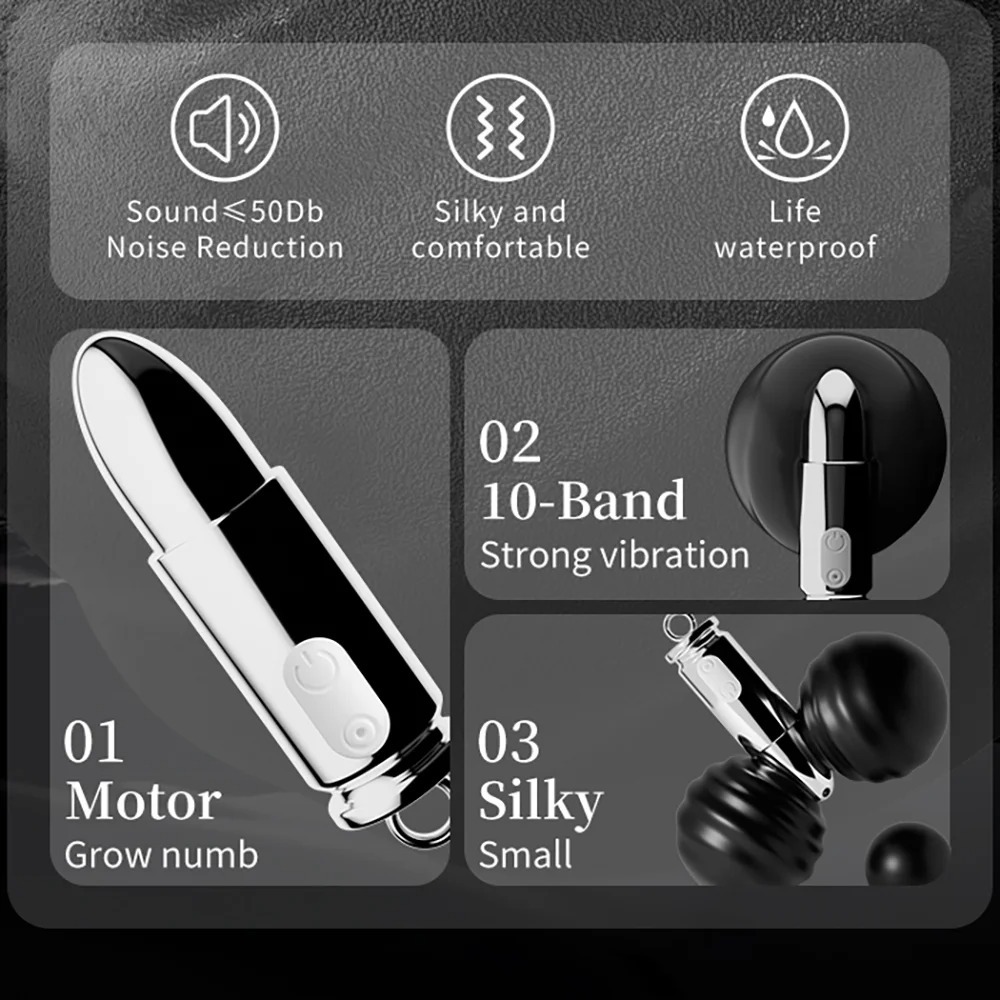 Mini Necklace Bullet G Spot Vibration Clit Stimulation Vibrating Jump Love Egg Vagina Female Masturbator Adult Sex Toy for Women_img_4