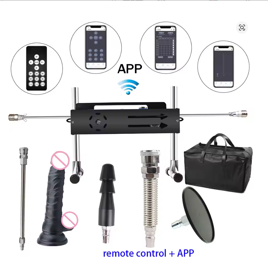 200W Wireless APP Sex Machine with Amazing Features,Powerful,All Angle Adjustable,No Moveback Machine,200W motor, stroke 15cm