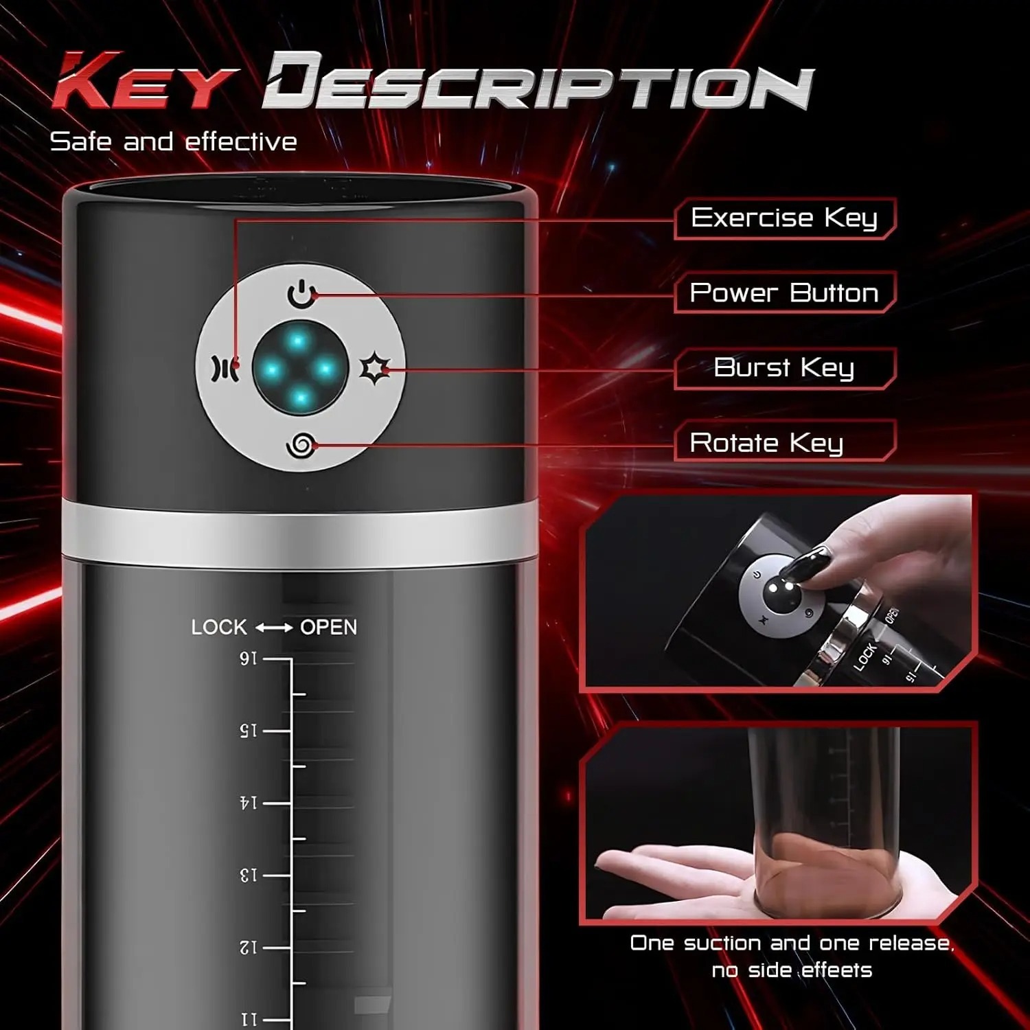 Male Masturbator Automatic Men Sucking Thrusting Machine Devices Pocket Puzzy Realistic Hands Free Male Adult Toys_img_5