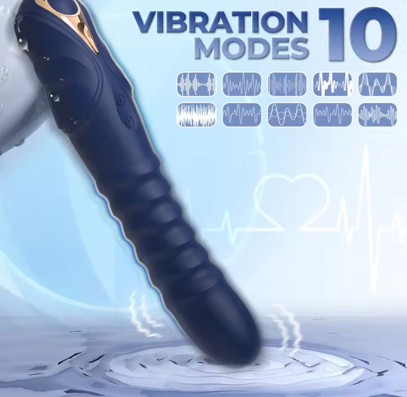 Thrusting Vibrator Dildo for Women 10 Vibration Modes 3 Thrusting Modes IPX6 Waterproof USB Rechargeable adult sex toys G-Spot_img_1