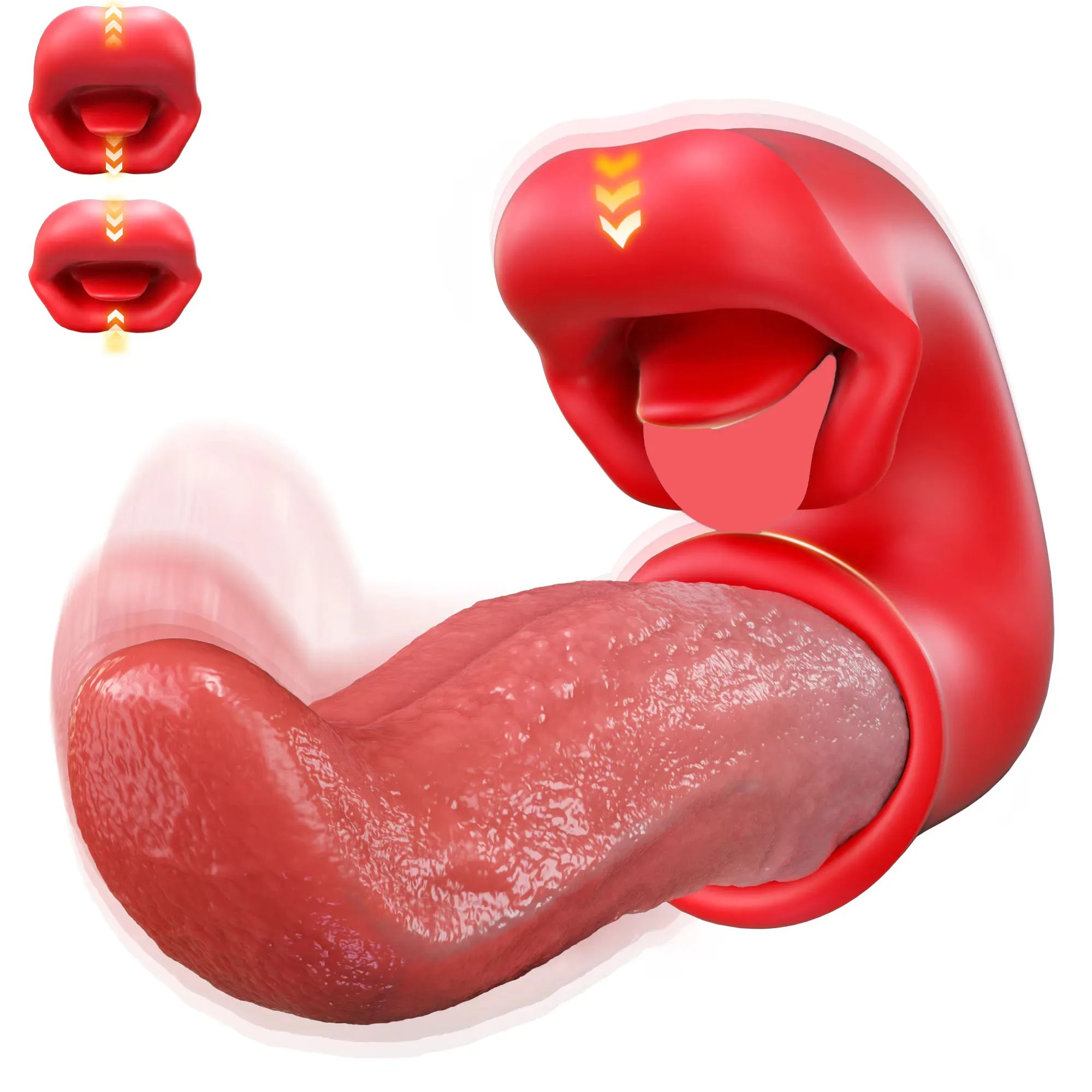 3 in 1 Realistic Tongue Vibrators for Women Dildo Occlusion and Swinging Clitoris Stimulator Adult Sex Toys Female Masturbator_img_7