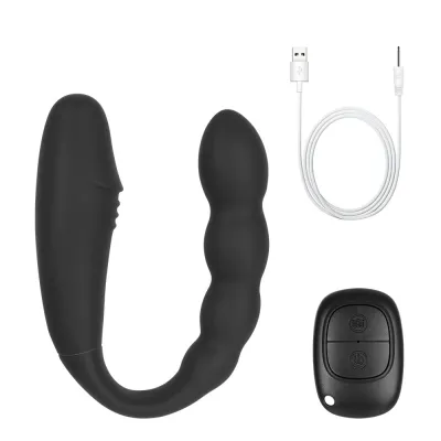 2 In 1 Dildo Anal Plug Vibrators For Women Nipple Clit Clamps Butt Dilator Female Masturbator Cordless Sex Toys Adults 18 Erotic_img_0