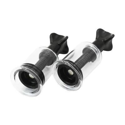 1 Pair Nipple Enlargement Sucker Suction Cupping Vacuum No Pump Body Therapy BDSM Adult Game Sex Toys for Women_img_3