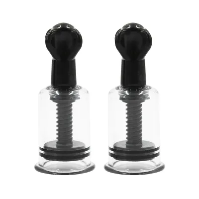 1 Pair Nipple Enlargement Sucker Suction Cupping Vacuum No Pump Body Therapy BDSM Adult Game Sex Toys for Women_img_4