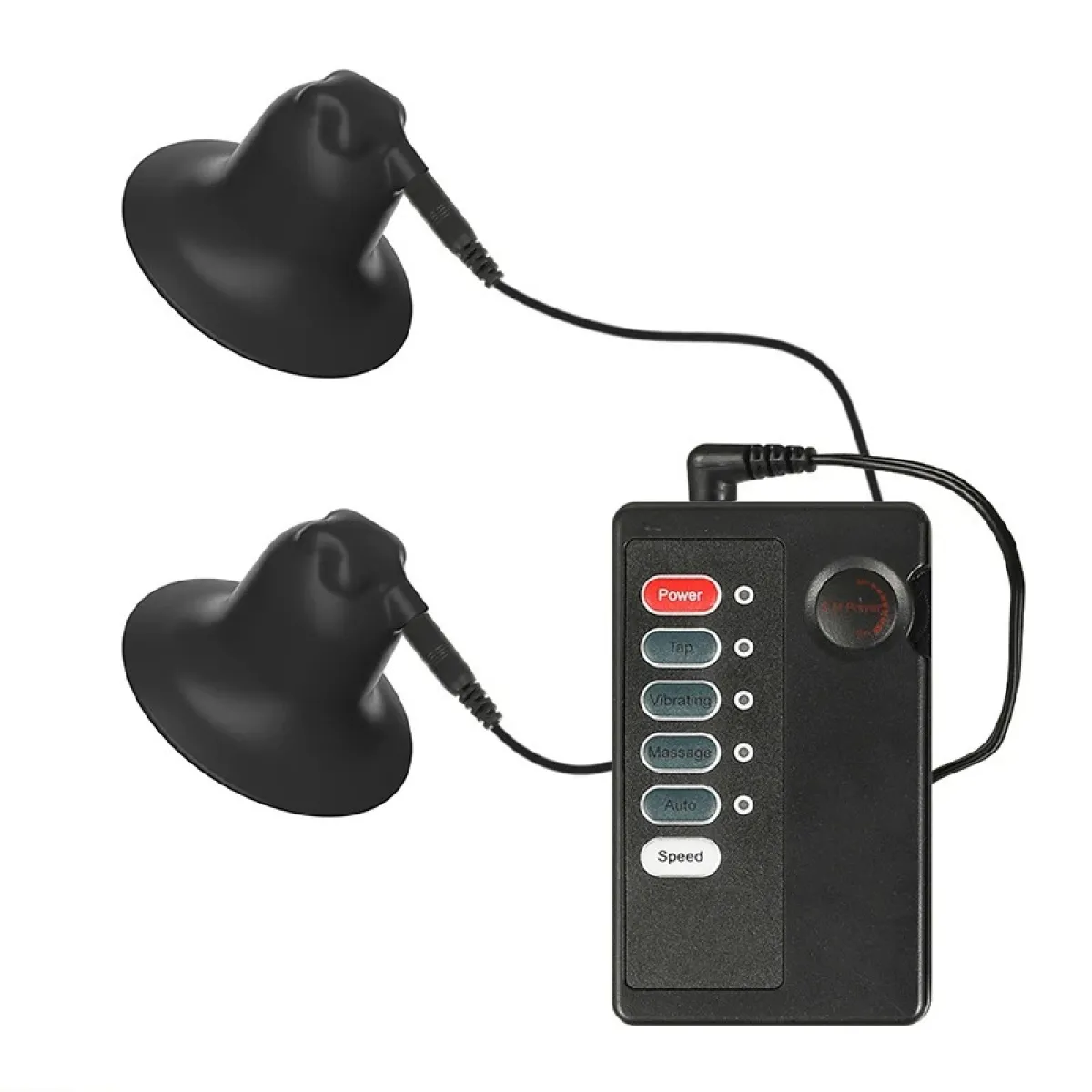 Electric Shock Nipple Sucker Enlarger Nipple Clamp Pussy Pump Clit Clip Vacuum Stimulate Breast Enlarger Sextoy For Women Men SM
