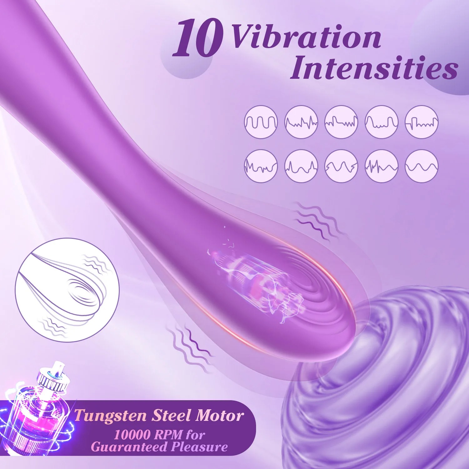 G Spot Vibrator Soft Silicone Vagina Clitoris Stimulator Female Masturbation Nipple Massager Adult Sex Toys for Women_img_4