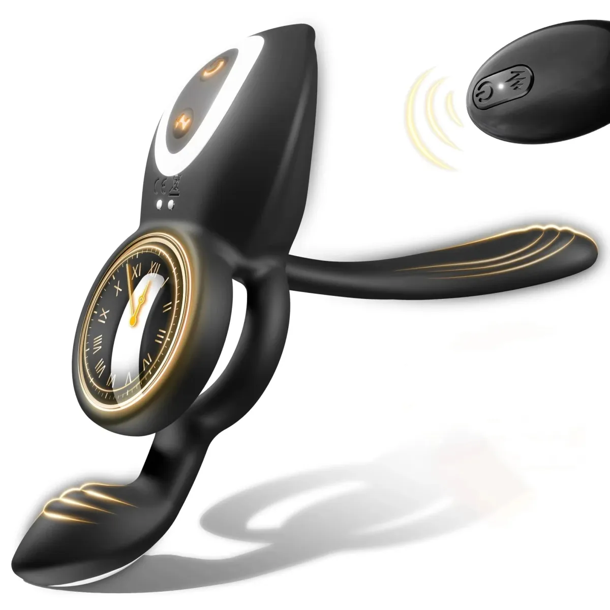 4in1 Vibrating Cock Ring Vibrator Penis Ring G Spot Clit Stimulator Men Ejaculation Delay Remote Control Couple Sex Toy
