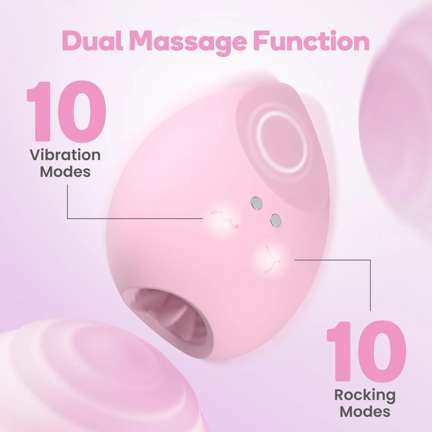 Clitoral Vibrator Licking Tongue Sex Toy for Women Nipple Vagina Stimulator Orgasm_img_5