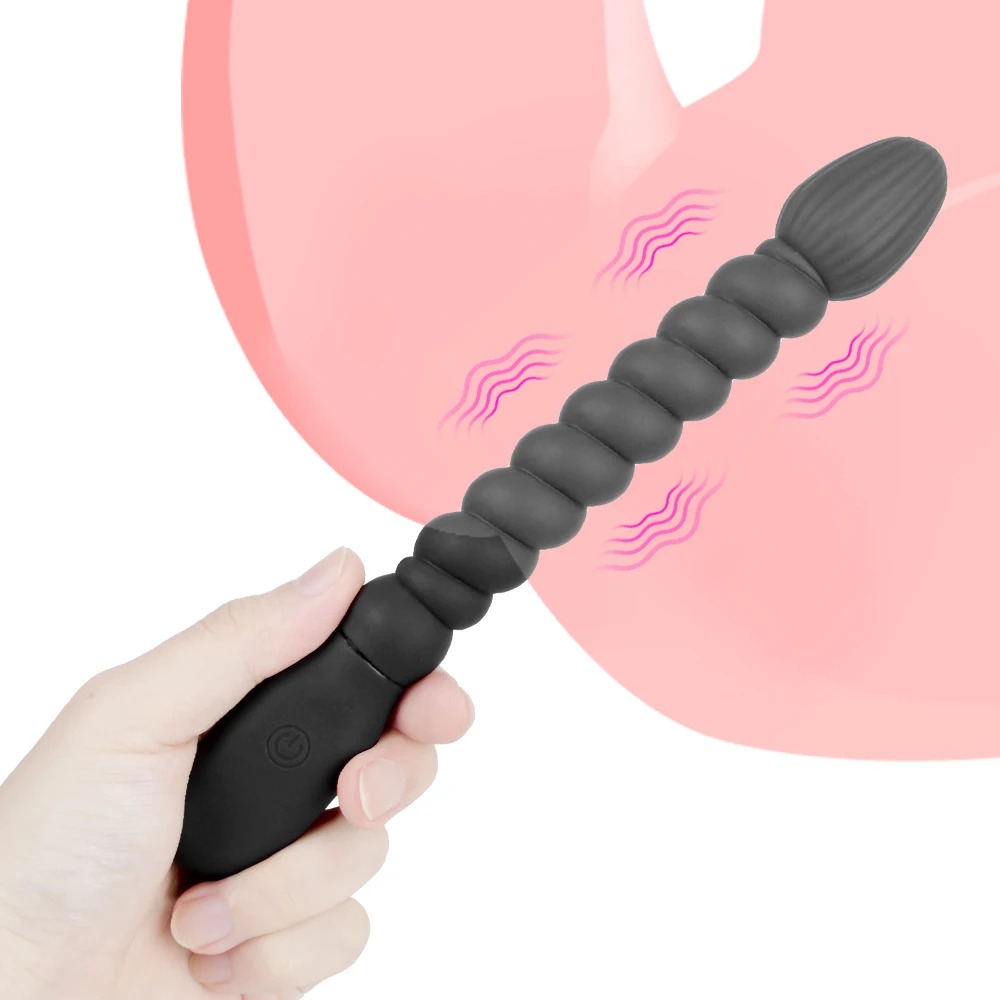 20cm Thread Anal Plug Vibrators For Women Vaginal Ball Men Butt Prostate Massager Slim Dildos Female Masturbator Sex Toys Erotic_img_6