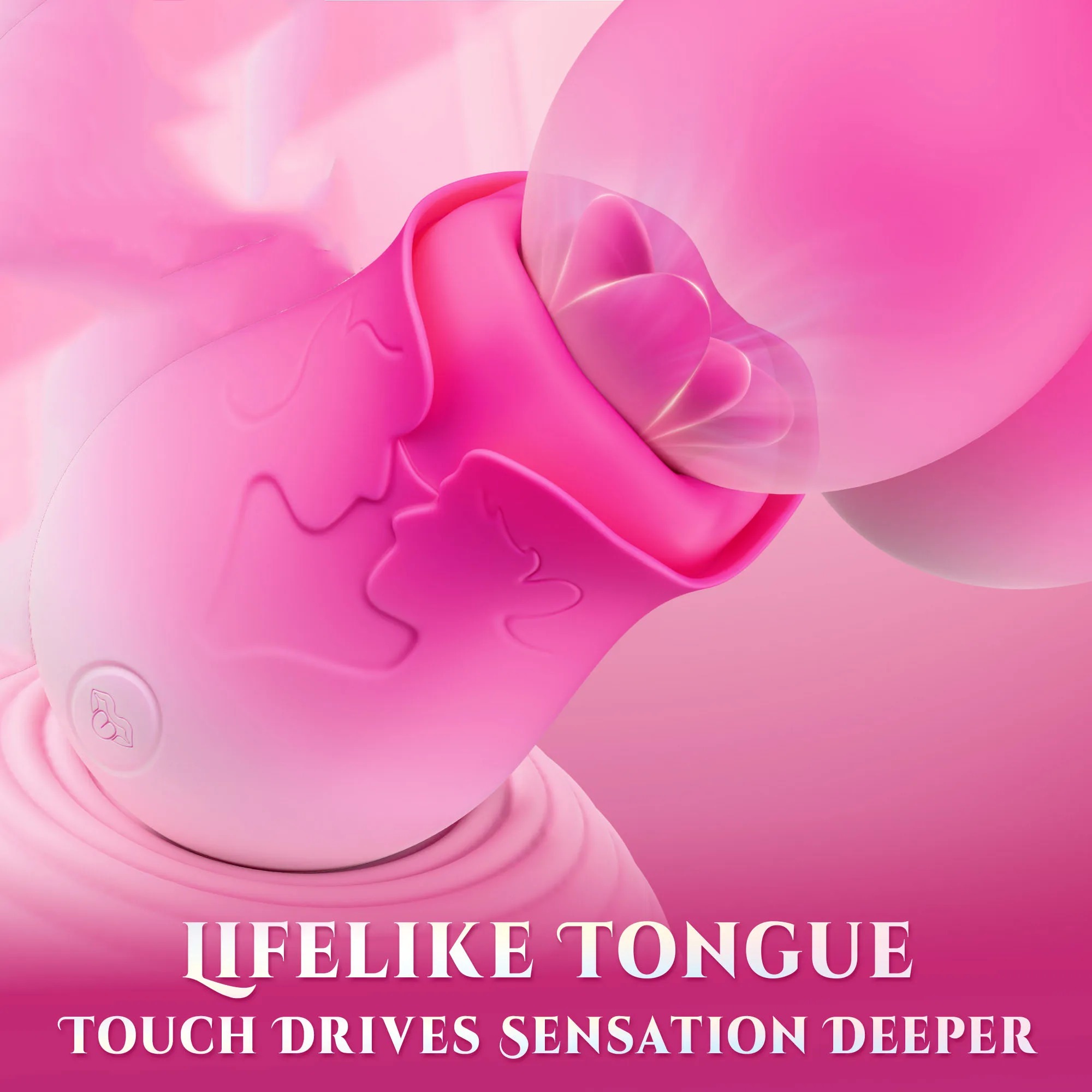 Rose Vibrators Tongue Swirling Vibrating Sex Toys for Women Nipples Clitoris Stimulator Female Masturbation Adult Goods_img_4
