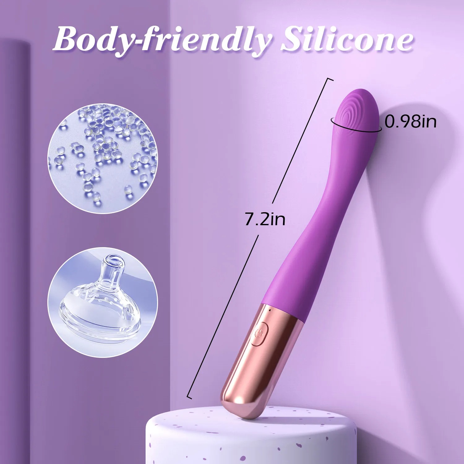 G Spot Vibrator Soft Silicone Vagina Clitoris Stimulator Female Masturbation Nipple Massager Adult Sex Toys for Women_img_5