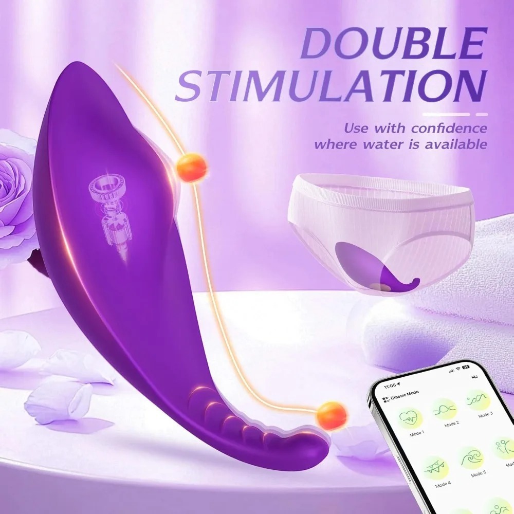 APP Bluetooth Control Wearable Clitoris Vibrator Mini Egg G Spot Dildo Vagina Stimulator Masturbation Female Adults Sex Toys_img_6