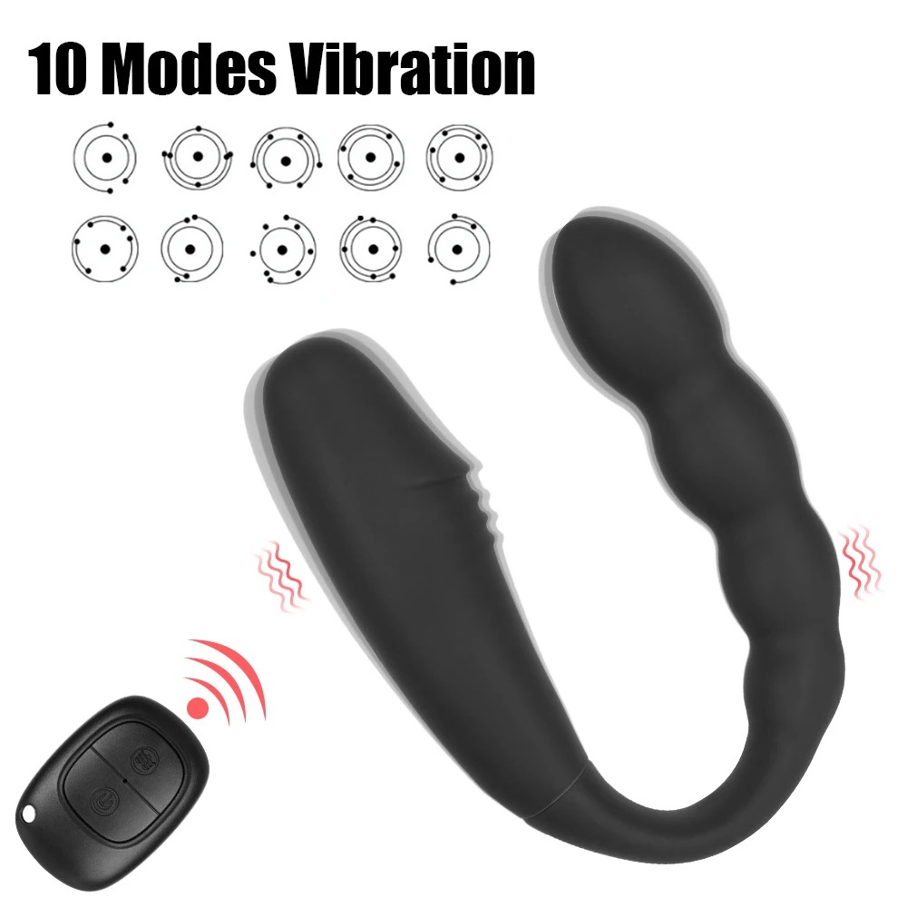2 In 1 Dildo Anal Plug Vibrators For Women Nipple Clit Clamps Butt Dilator Female Masturbator Cordless Sex Toys Adults 18 Erotic_img_7