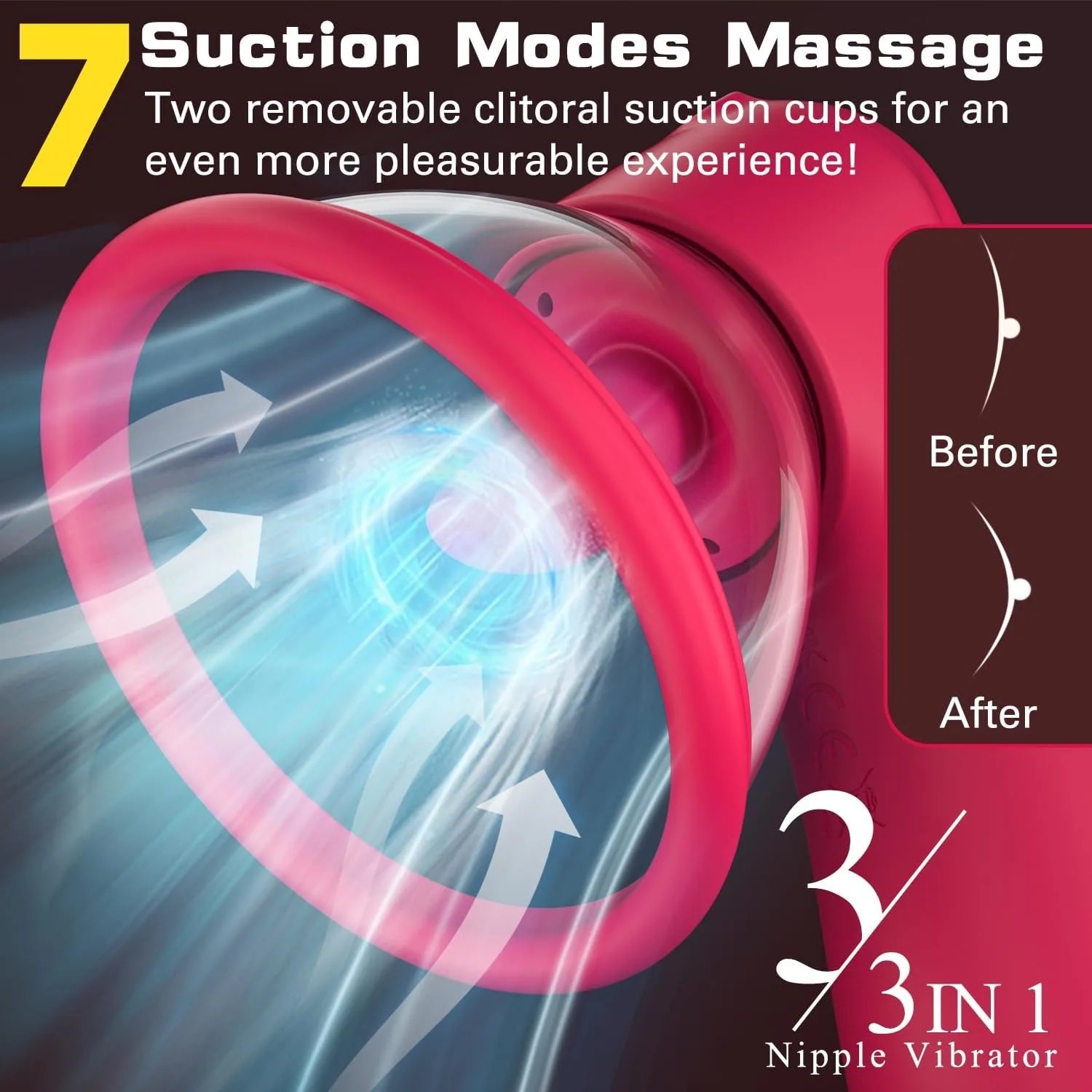 Powerful Sucking Vibrator for Women Tongue Licking Vibrating Clitoris Sucker Vibrator Nipple Stimulator Adults Sex Toy_img_4