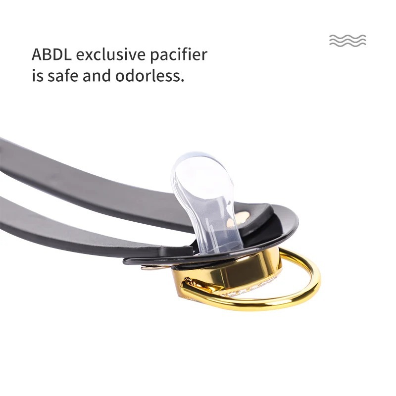 Adult Pacifier Mouth Gag with Gold Chain Nipple Clamps Breast Clip Slaves Nipple Clamps Sex Toys For Couples Sex Shop_img_6