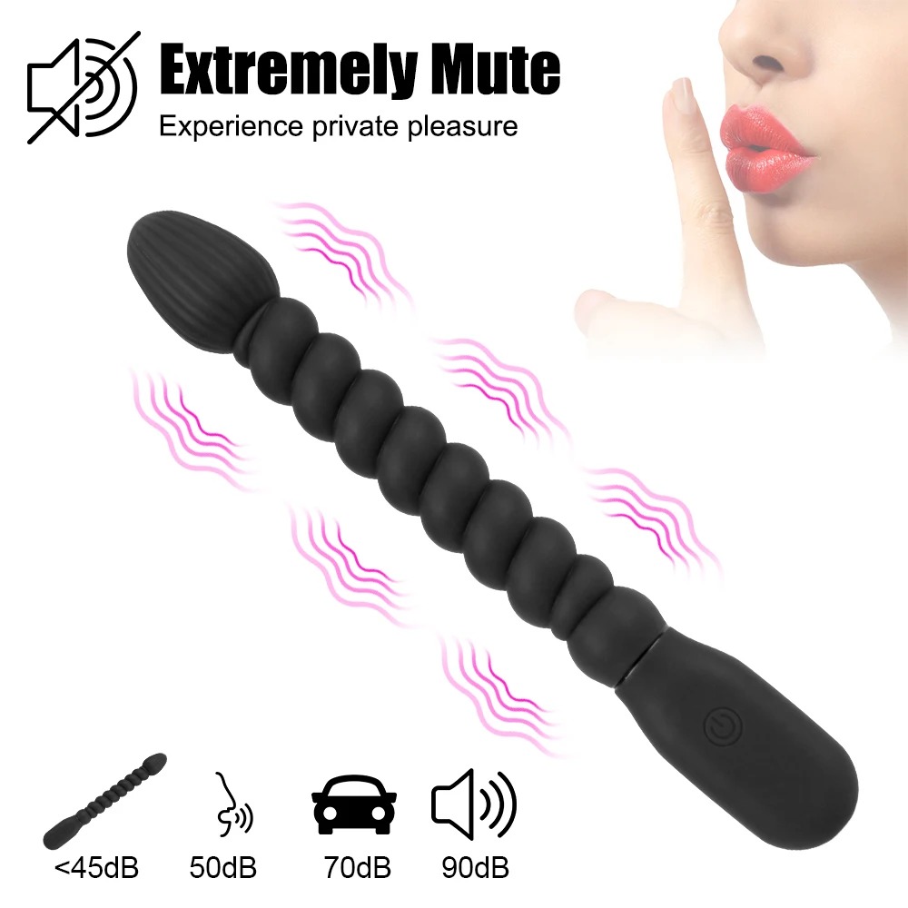 20cm Thread Anal Plug Vibrators For Women Vaginal Ball Men Butt Prostate Massager Slim Dildos Female Masturbator Sex Toys Erotic_img_4