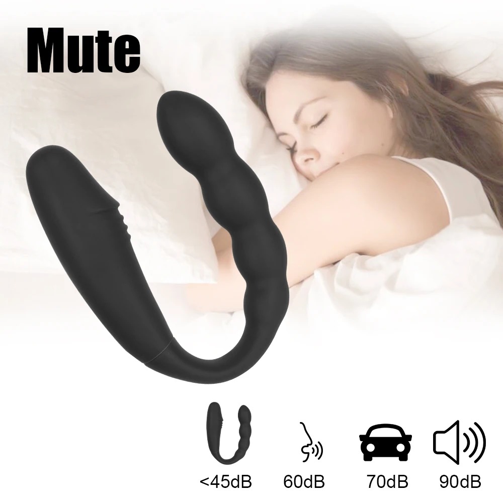 2 In 1 Dildo Anal Plug Vibrators For Women Nipple Clit Clamps Butt Dilator Female Masturbator Cordless Sex Toys Adults 18 Erotic_img_4