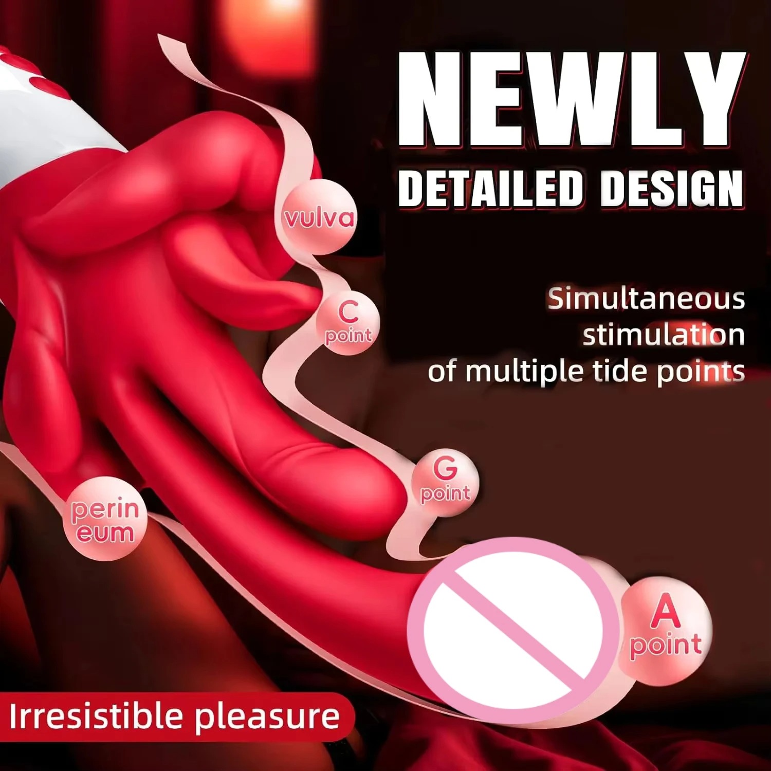 5 IN 1 Dildo Vibrator for Women Swings Tongue G Spot Clitoral Stimulator Vaginal Massage Female Masturbator Adult Sex Toy_img_3