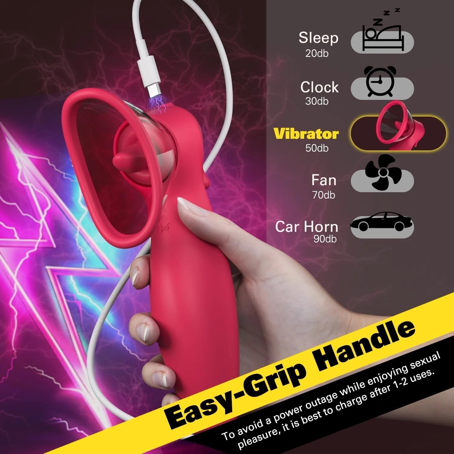 Powerful Sucking Vibrator for Women Tongue Licking Vibrating Clitoris Sucker Vibrator Nipple Stimulator Adults Sex Toy_img_3
