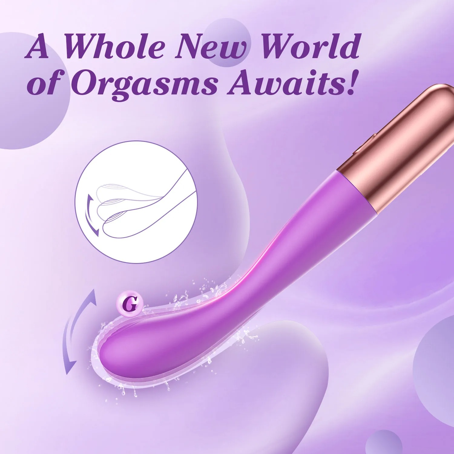 G Spot Vibrator Soft Silicone Vagina Clitoris Stimulator Female Masturbation Nipple Massager Adult Sex Toys for Women_img_1