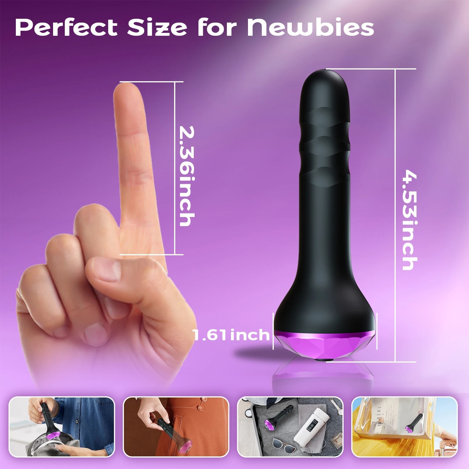 Anal Vibrator Male Prostate Massager Vibrating Rotating Butt Plug Anal Dildo Buttplug Adult Sex Toy for Women Men Gay_img_3