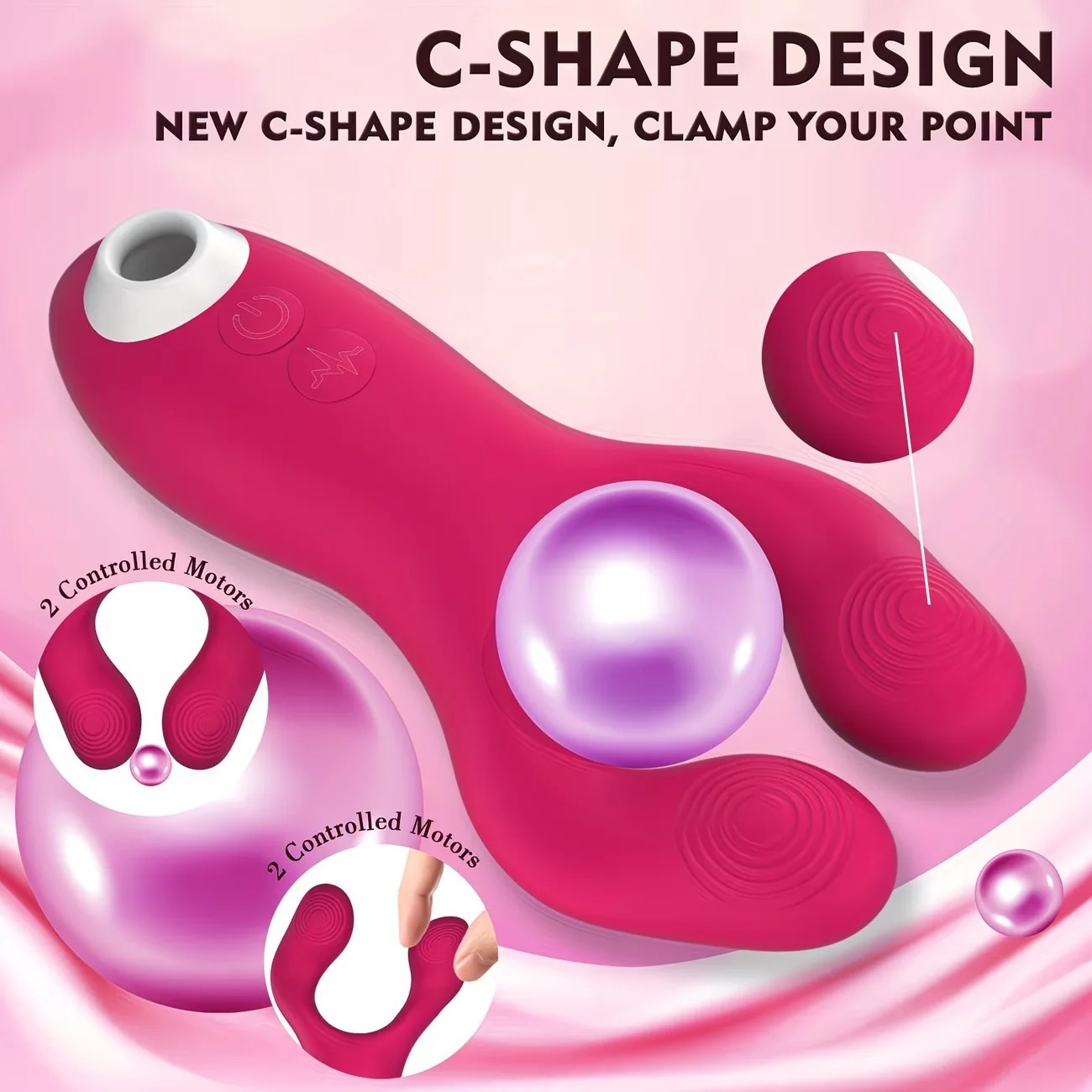 Vibrating Cock Ring Clitoral Stimulator Testicle Massager Pleasure 10 Vibrations Penis Ring Vibrator Couples Adult Sex Toys 18+_img_5
