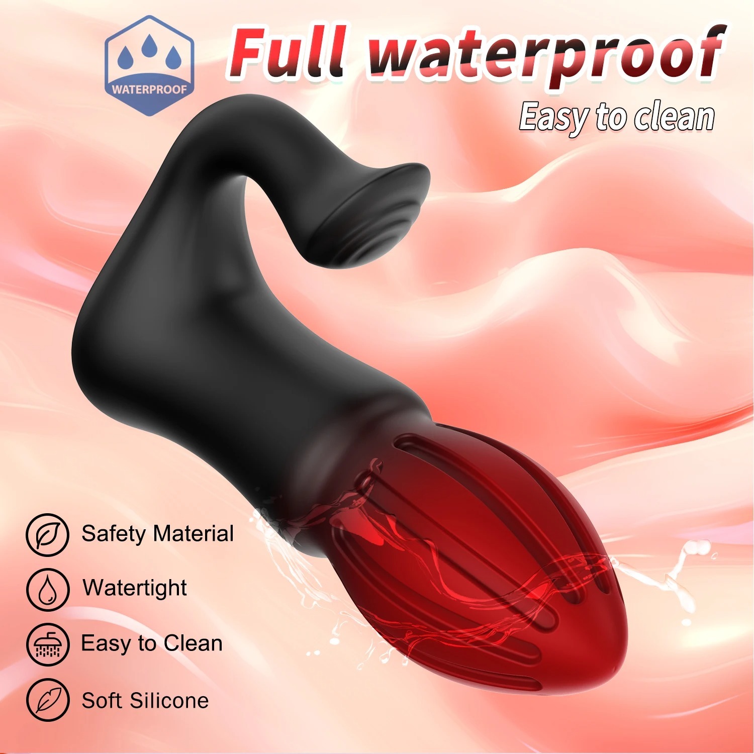 Anal Plug Vibrator 2 in 1 Remote Control Clitoris Stimulator 7 Vibration Dual Motors Vibrating Butt Plug Anal Toys for Women Man_img_4
