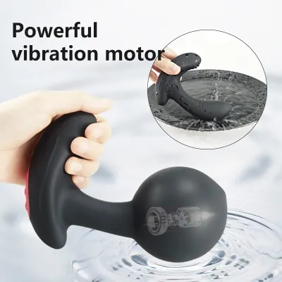 Powerful Vibration Butt Plug Huge Inflatable Anal Plug RemoteControl Male Prostate Massage Anal Expansion Dildo Vibrator Sex Toy_img_2