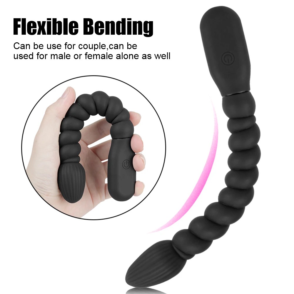 20cm Thread Anal Plug Vibrators For Women Vaginal Ball Men Butt Prostate Massager Slim Dildos Female Masturbator Sex Toys Erotic_img_5