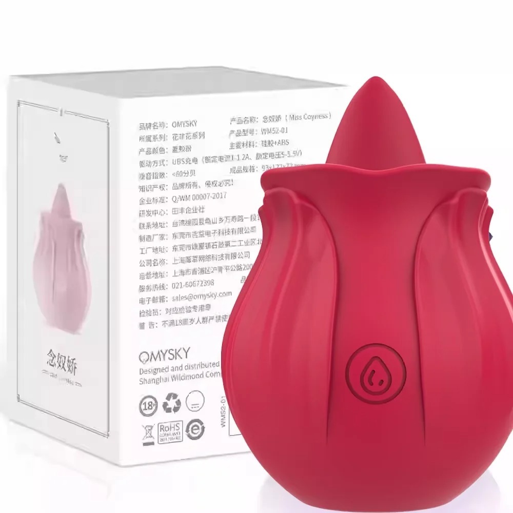 9 Vibration Modes Tongue Licking Nipple Oral Vagina Orgasm Massager Stimulating Sex Toy Adult Products Masturbator for Women_img_1