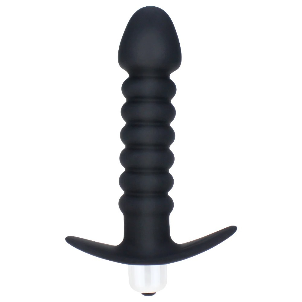 Anal Butt Plug Dildo Vibrator Prostate Massage Bead Single Vibration Modes Stimulator Butt Plug Sex Toy for Men Women Couples_img_3