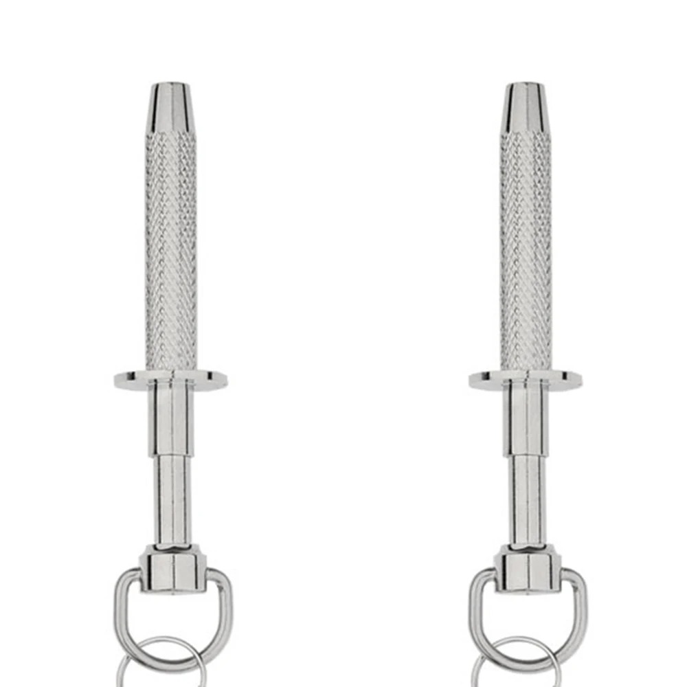 Stainless Steel Nipple Milk Clips with Metal Chain Breast Labia Clip Sex Slaves Nipple Clamps Bdsm Bondage Sex Toys For Couples_img_1
