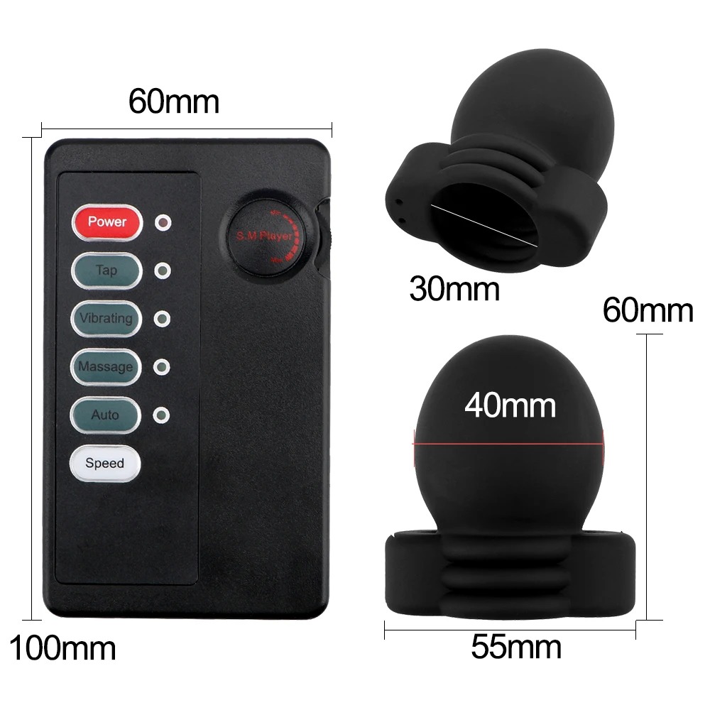 Medical Exerciser Electric Shock Penis Ring For Men Therapy Massage Sex Toys Male Masturbation Glans Trainer Electro Stimulator_img_1