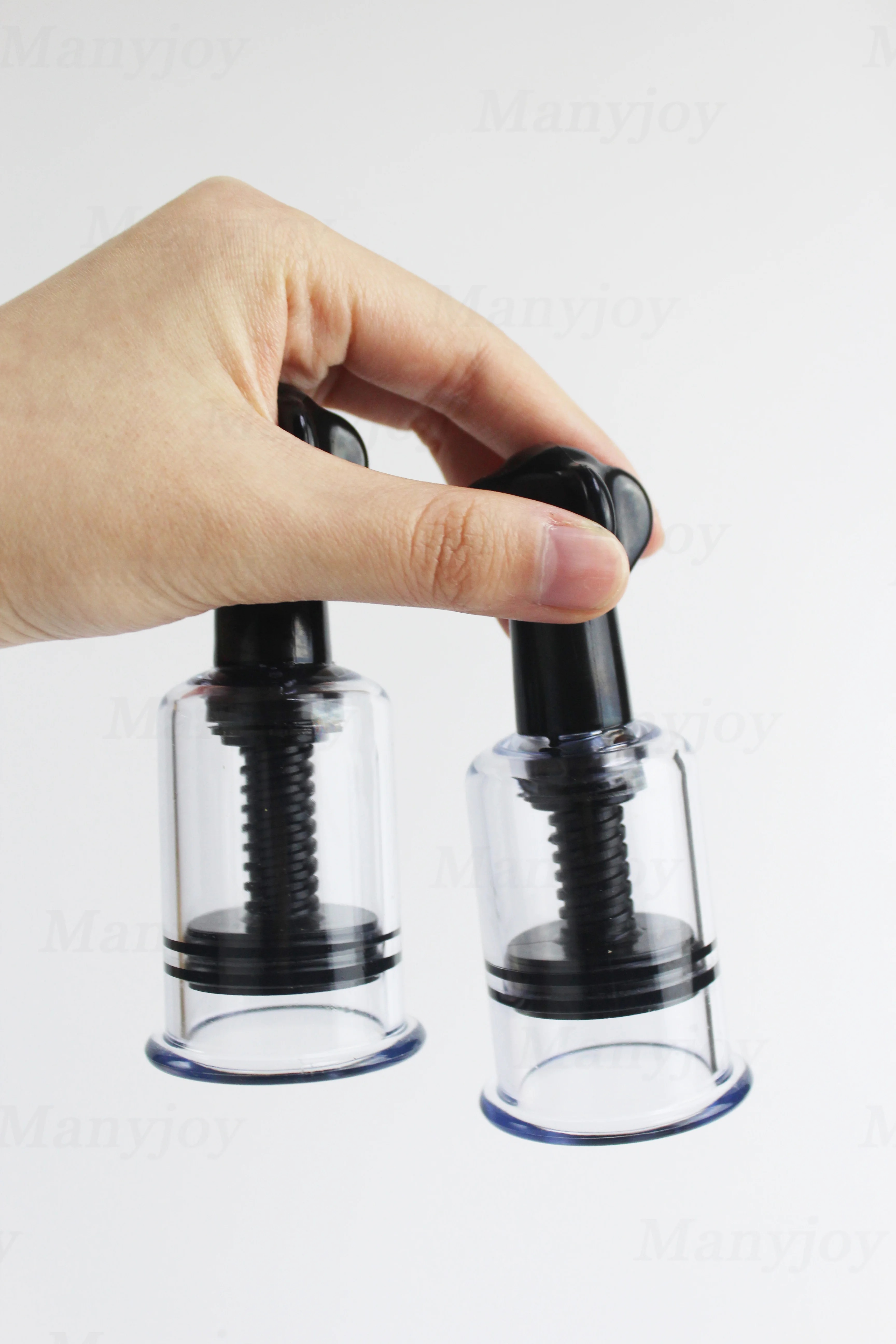 1 Pair Nipple Enlargement Sucker Suction Cupping Vacuum No Pump Body Therapy BDSM Adult Game Sex Toys for Women_img_7