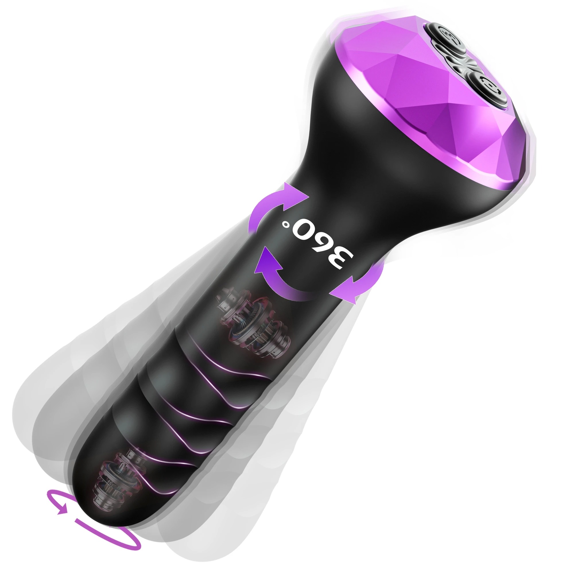 Anal Vibrator Male Prostate Massager Vibrating Rotating Butt Plug Anal Dildo Buttplug Adult Sex Toy for Women Men Gay_img_1