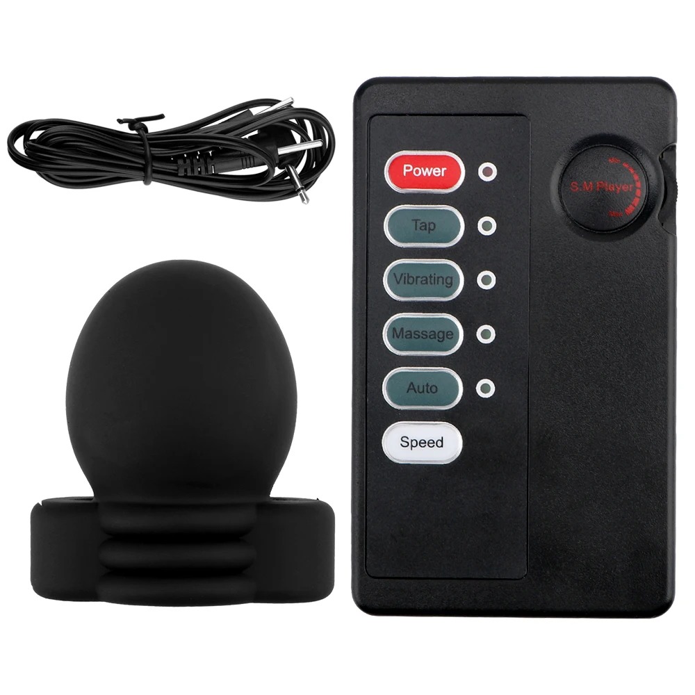 Medical Exerciser Electric Shock Penis Ring For Men Therapy Massage Sex Toys Male Masturbation Glans Trainer Electro Stimulator_img_2